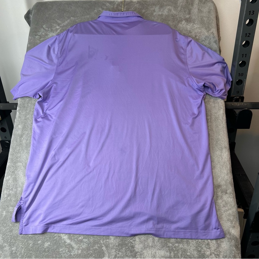 Peter Millar Summer Comfort Golf Polo Shirt Men's 2XL Purple - Picture 6 of 16